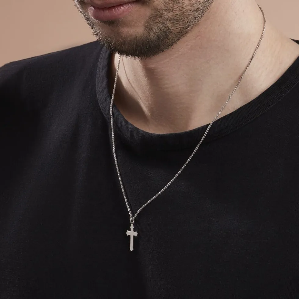 Collier Argent Blanc Pavlo