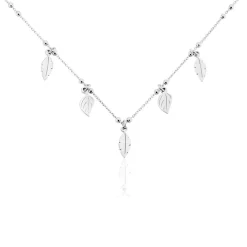 Collier Argent Blanc Ursy
