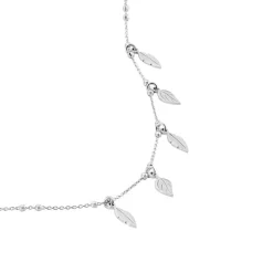 Collier Argent Blanc Ursy