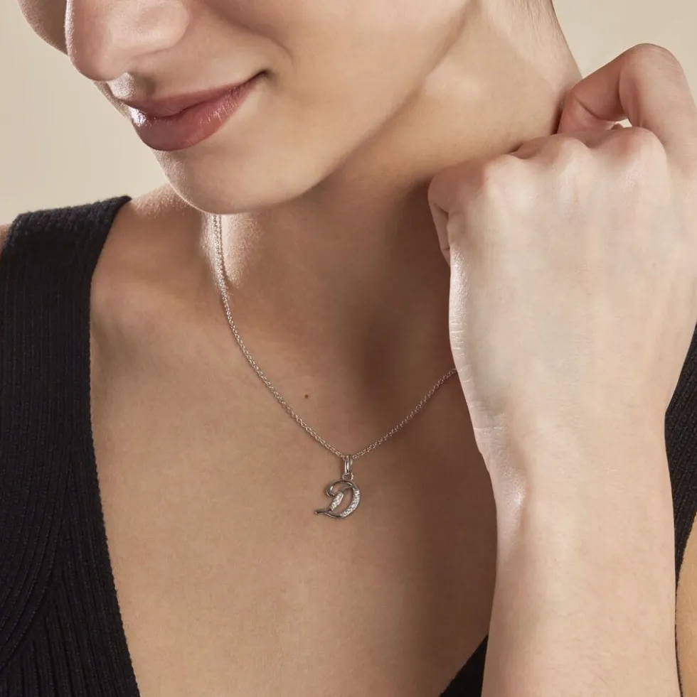 Collier Argent Fifi Oxydes De Zirconium