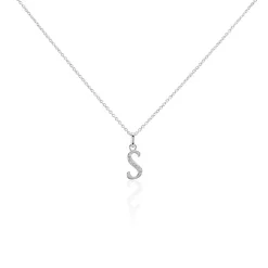 Collier Argent Fifi Oxydes De Zirconium