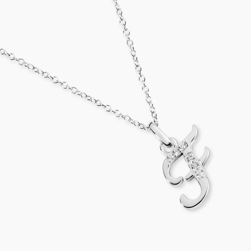 Collier Argent Fifi Oxydes De Zirconium