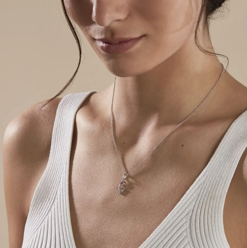 Collier Argent Fifi Oxydes De Zirconium