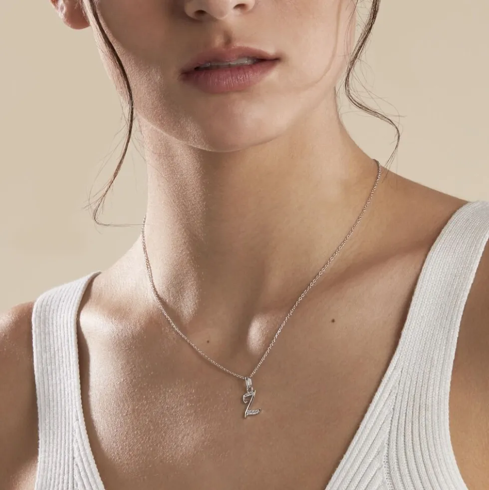 Collier Argent Fifi Oxydes De Zirconium