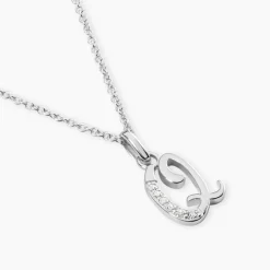 Collier Argent Fifi Oxydes De Zirconium