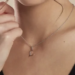 Collier Argent Fifi Oxydes De Zirconium