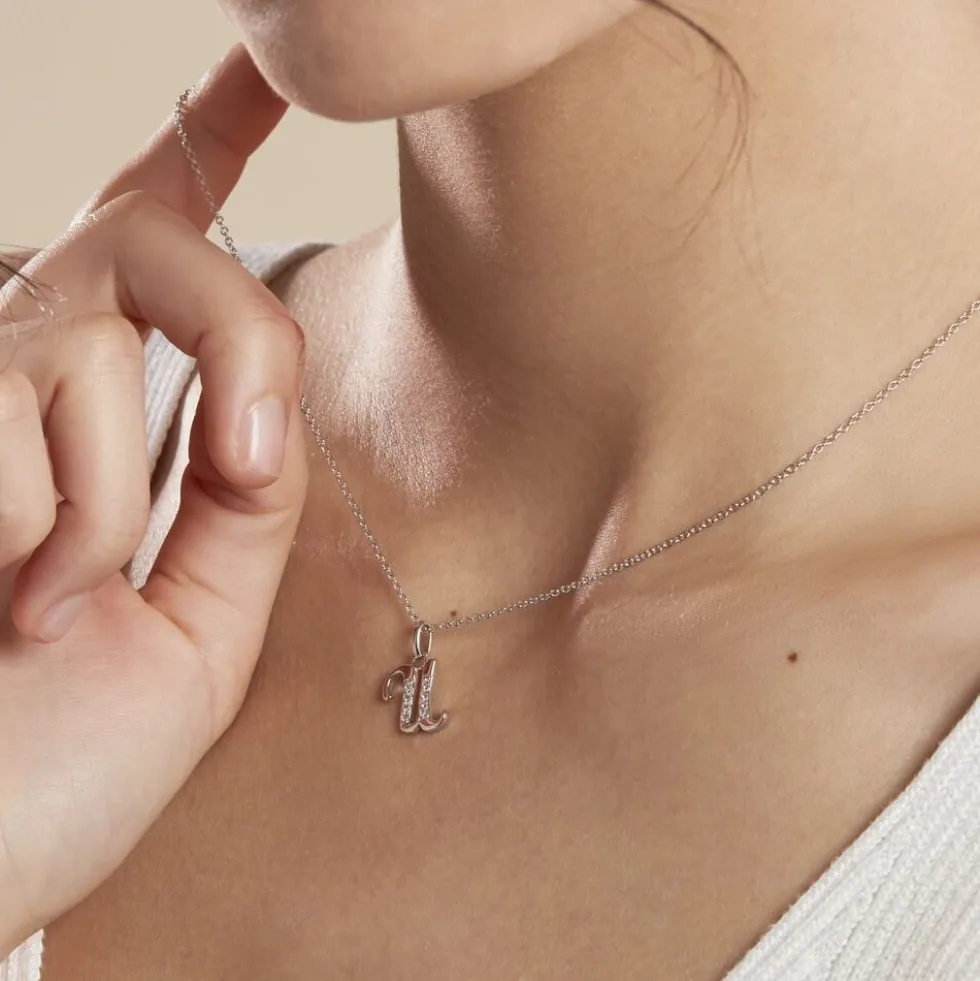 Collier Argent Fifi Oxydes De Zirconium