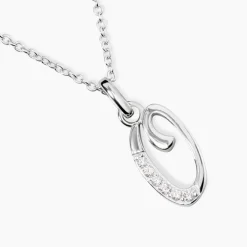 Collier Argent Fifi Oxydes De Zirconium