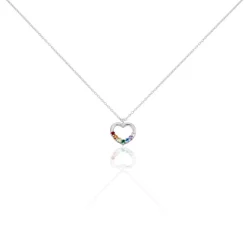 Collier Argent Hebert Oxydes De Zirconium
