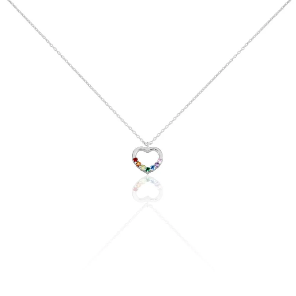 Collier Argent Hebert Oxydes De Zirconium