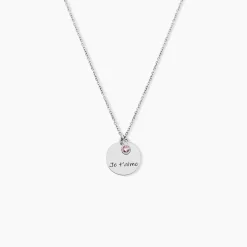 Collier Argent Prew Oxyde De Zirconium