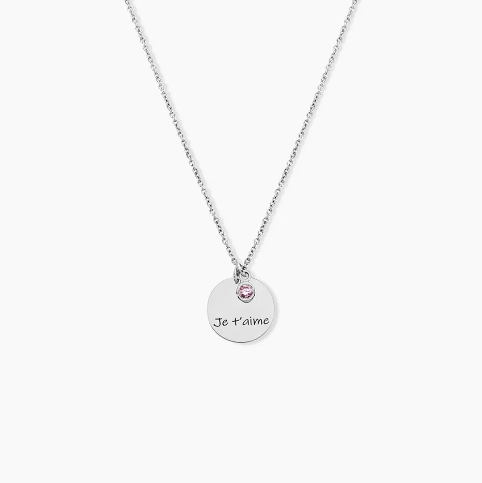 Collier Argent Prew Oxyde De Zirconium