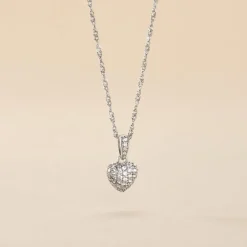 Collier Argent Sido Oxydes De Zirconium