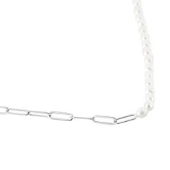 Collier Argent Staines Oxydes De Zirconium