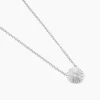 Collier Argent Valente Oxydes De Zirconium