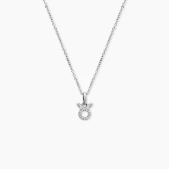 Collier Astra Argent Blanc Oxyde De Zirconium
