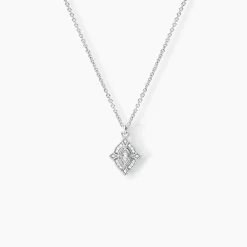 Collier Astrea Argent Blanc Oxyde De Zirconium