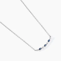 Collier Astrea Argent Blanc Spinelle Oxyde De Zirconium