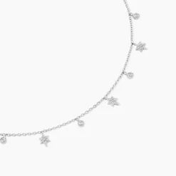 Collier Astria Argent Blanc Oxyde De Zirconium