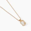 Collier Astria Plaqué Or Jaune Nacre