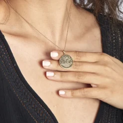 Collier Astro Plaqué Or