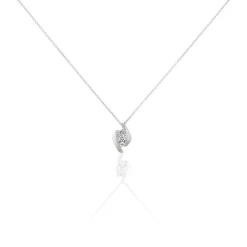 Collier Asya Or Blanc Diamant