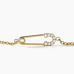Collier Aurore Acier Doré Cristal