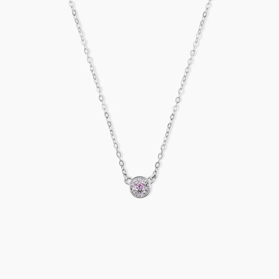 Collier Auxana Argent Blanc Oxyde De Zirconium