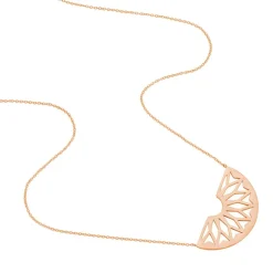 Collier Auxane Acier Rose
