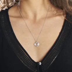 Collier Basil Argent Blanc Oxyde De Zirconium