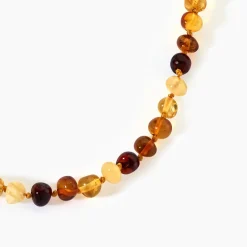 Collier Bebe Argent Blanc Moisha Ambres