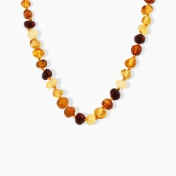 Collier Bebe Argent Blanc Moisha Ambres