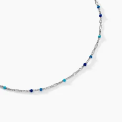 Collier Cacilia Argent Blanc
