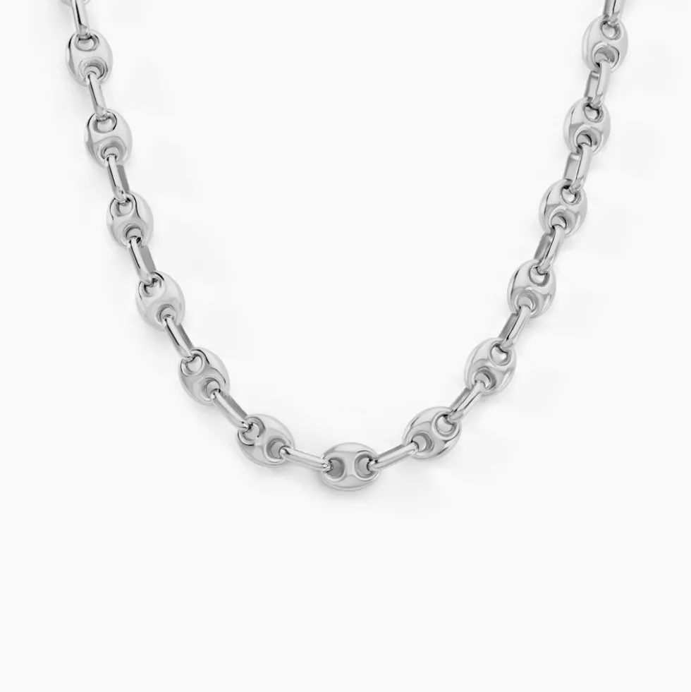 Collier Carrus Argent Blanc