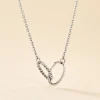 Collier Cherise Argent Blanc