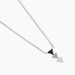 Collier Chleo Argent Blanc Oxyde De Zirconium