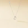 Collier Coeur Ktl Or Blanc Diamant