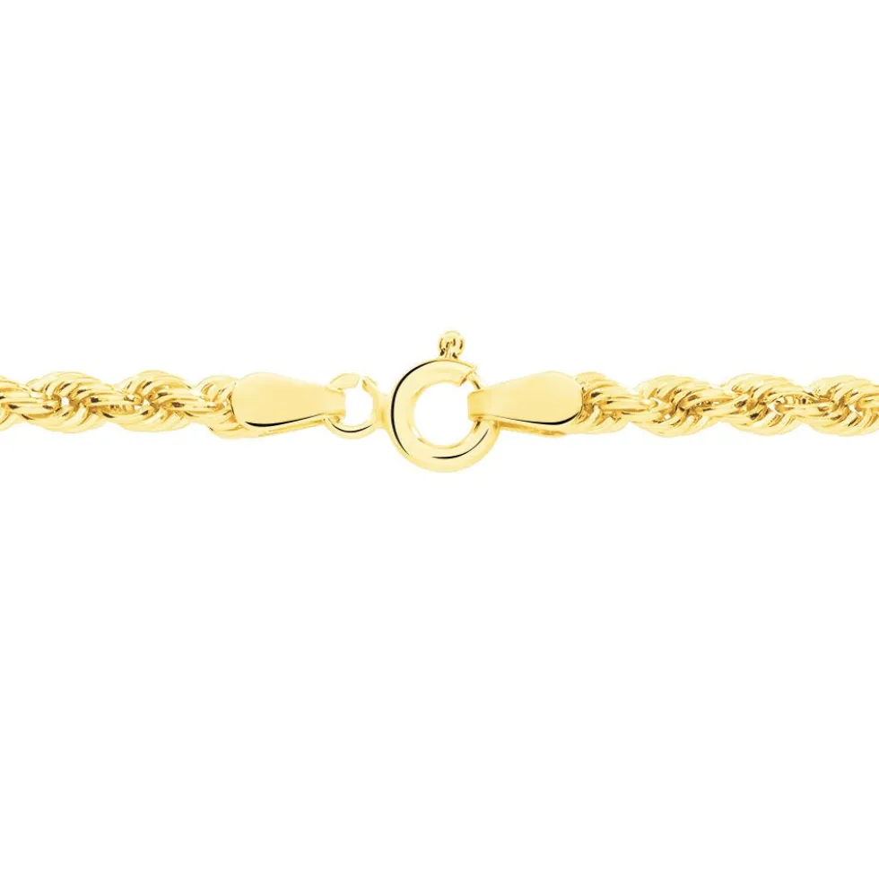 Collier Cordelia Maille Corde Or Jaune