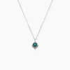 Collier Cyprien Argent Blanc Amazonite