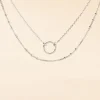 Collier Dayana Argent Blanc