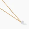 Collier Delma Plaqué Or Jaune Oxyde De Zirconium