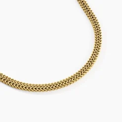 Collier Denia Acier Jaune