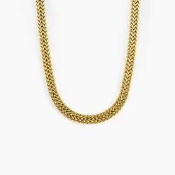 Collier Denia Acier Jaune