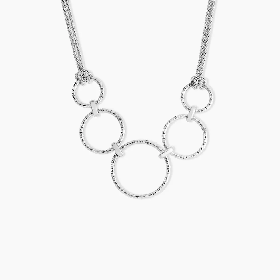 Collier Denia Argent Blanc