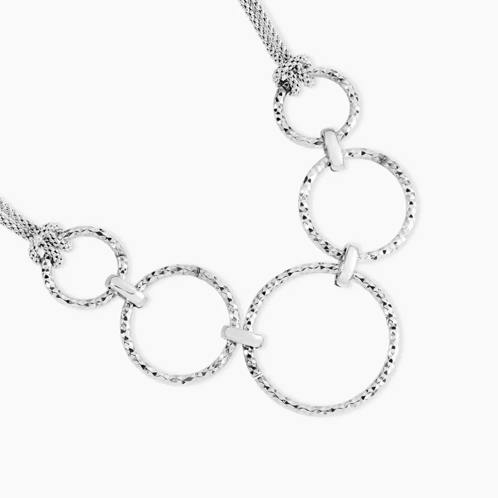 Collier Denia Argent Blanc