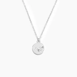 Collier Despina Argent Blanc Oxyde De Zirconium