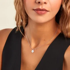 Collier Despina Argent Blanc Oxyde De Zirconium