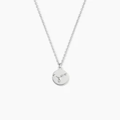 Collier Despina Argent Blanc Oxyde De Zirconium