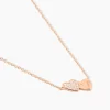 Collier Deven Argent Rose Oxyde De Zirconium