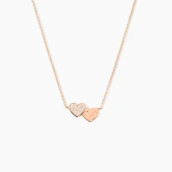 Collier Deven Argent Rose Oxyde De Zirconium
